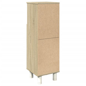 vidaXL Bathroom Cabinet Sonoma Oak 30.5x30x95 cm Engineered Wood