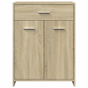 vidaXL Bathroom Cabinet Sonoma Oak 60x33x80 cm Engineered Wood