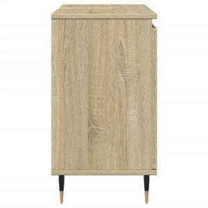 vidaXL Bathroom Cabinet Sonoma Oak 58x33x60 cm Engineered Wood