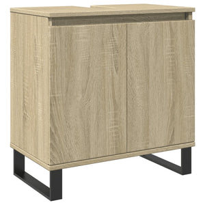 vidaXL Bathroom Cabinet Sonoma Oak 58x33x60 cm Engineered Wood