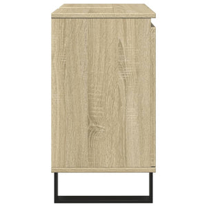 vidaXL Bathroom Cabinet Sonoma Oak 58x33x60 cm Engineered Wood