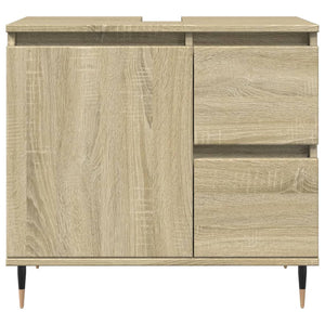 vidaXL Bathroom Sink Cabinet Sonoma Oak 65x33x60 cm Engineered Wood