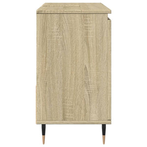 vidaXL Bathroom Sink Cabinet Sonoma Oak 65x33x60 cm Engineered Wood