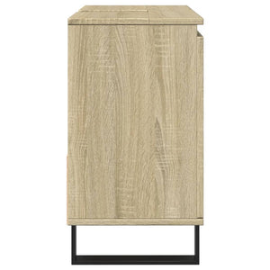 vidaXL Bathroom Cabinet Sonoma Oak 65x33x60 cm Engineered Wood