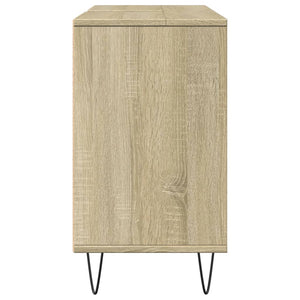 vidaXL Bathroom Cabinet Sonoma Oak 80x33x60 cm Engineered Wood