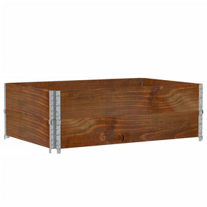 vidaXL Garden Planter Brown 120x80 cm Solid Wood Pine