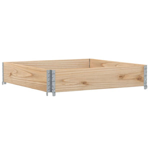 vidaXL Garden Planter 100x100 cm Solid Pine Wood