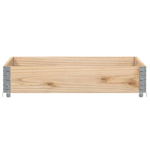 vidaXL Garden Planter 100x100 cm Solid Pine Wood