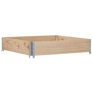 vidaXL Garden Planter 100x100 cm Solid Pine Wood