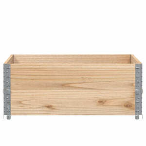 vidaXL Garden Planter 100x100 cm Solid Wood Pine