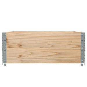 vidaXL Garden Planter 100x100 cm Solid Wood Pine