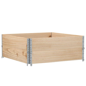 vidaXL Garden Planter 100x100 cm Solid Wood Pine