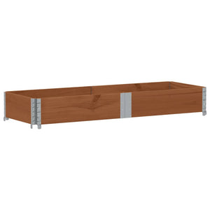 vidaXL Garden Planter Brown 150x50 cm Solid Wood Pine