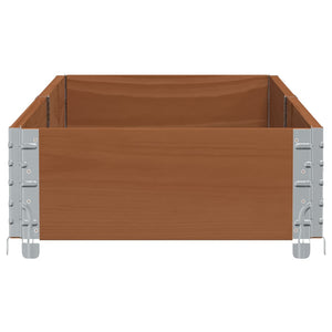 vidaXL Garden Planter Brown 150x50 cm Solid Wood Pine