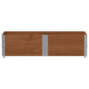 vidaXL Garden Planter Brown 150x50 cm Solid Wood Pine