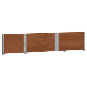 vidaXL Garden Planter Brown 150x50 cm Solid Wood Pine