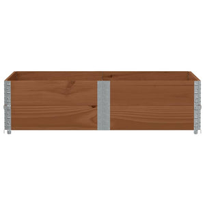 vidaXL Garden Planter Brown 150x100 cm Solid Wood Pine