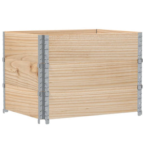 vidaXL Garden Planter 80x60 cm Solid Wood Pine