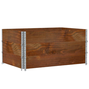 vidaXL Garden Planter Brown 120x80 cm Solid Wood Pine