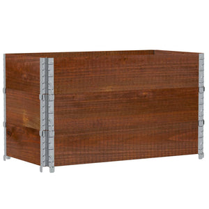 vidaXL Garden Planter Brown 100x50 cm Solid Wood Pine