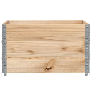 vidaXL Garden Planter 100x100 cm Solid Wood Pine