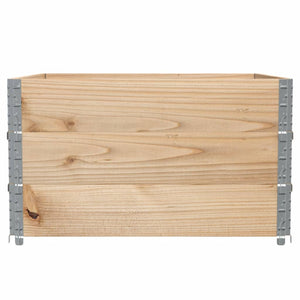 vidaXL Garden Planter 100x100 cm Solid Wood Pine