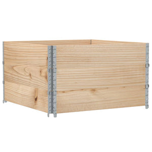 vidaXL Garden Planter 100x100 cm Solid Wood Pine