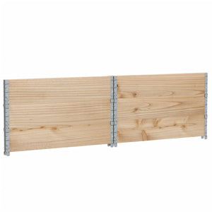 vidaXL Garden Planter 100x100 cm Solid Wood Pine