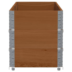 vidaXL Garden Planter Brown 150x50 cm Solid Wood Pine