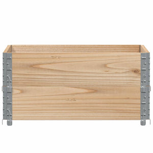 vidaXL Garden Planter 80x60 cm Solid Wood Pine