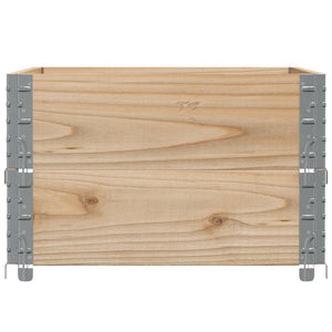 vidaXL Garden Planter 80x60 cm Solid Wood Pine