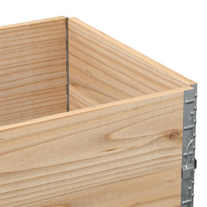 vidaXL Garden Planter 80x60 cm Solid Wood Pine