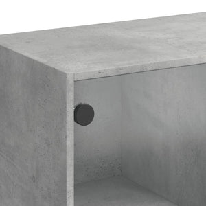 vidaXL Sideboard Concrete Grey 102x37x75.5 cm Engineered Wood