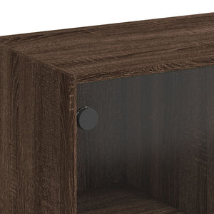 vidaXL Sideboard Brown Oak 102x37x75.5 cm Engineered Wood