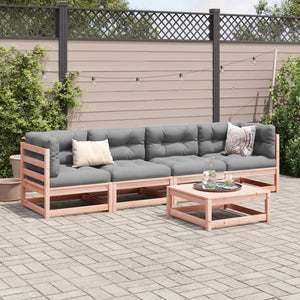 vidaXL 5 Piece Garden Sofa Set Solid Wood Douglas Fir