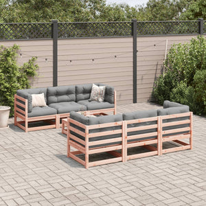 vidaXL 7 Piece Garden Sofa Set Solid Wood Douglas Fir