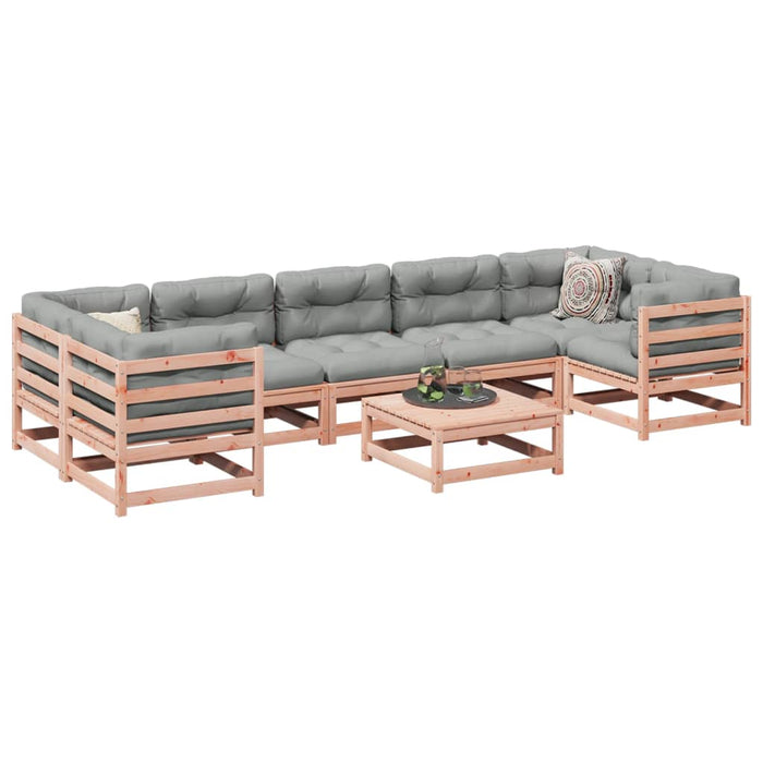 vidaXL 8 Piece Garden Sofa Set Solid Wood Douglas Fir