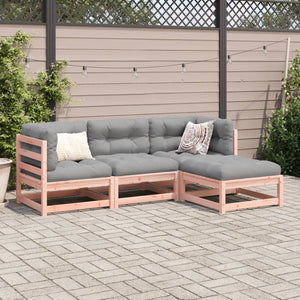 vidaXL 4 Piece Garden Sofa Set Solid Wood Douglas Fir