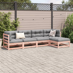 vidaXL 5 Piece Garden Sofa Set Solid Wood Douglas Fir