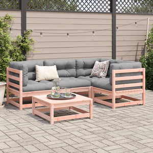 vidaXL 5 Piece Garden Sofa Set Solid Wood Douglas Fir