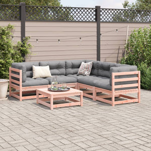 vidaXL 6 Piece Garden Sofa Set Solid Wood Douglas Fir