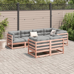 vidaXL 7 Piece Garden Sofa Set Solid Wood Douglas Fir