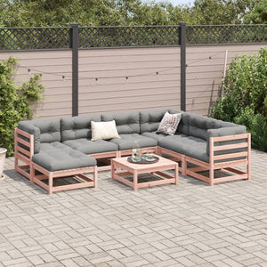 vidaXL 8 Piece Garden Sofa Set Solid Wood Douglas Fir