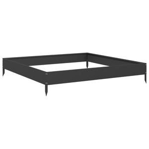 vidaXL Garden Raised Bed Black 100x100x18.5 cm Steel