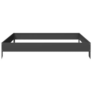 vidaXL Garden Raised Bed Black 100x100x18.5 cm Steel