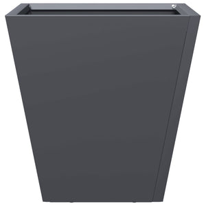 vidaXL Garden Planter Anthracite 30x30x30 cm Steel