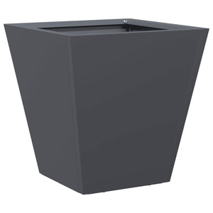 vidaXL Garden Planter Anthracite 30x30x30 cm Steel