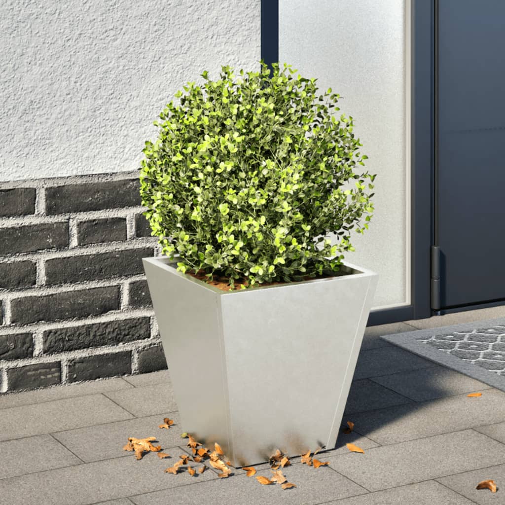 vidaXL Garden Planter 30x30x30 cm Stainless Steel