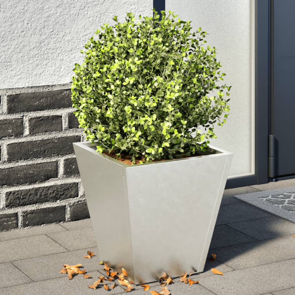 vidaXL Garden Planters 30x30x30 cm 2 pcs Stainless Steel