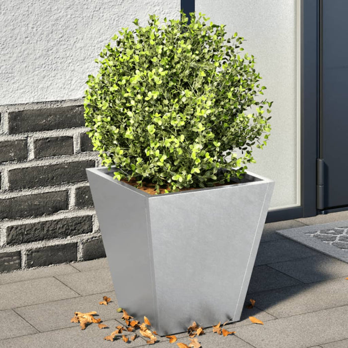 vidaXL Garden Planters 30x30x30 cm 2 pcs Galvanised Steel